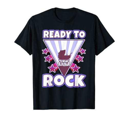 Bereit zu rocken Baby T-Shirt Bereit zu rocken Baby T-Shirt von Funny baby ultrasound new mother newborn mom