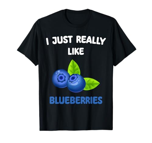 I Just Really Like Blueberries Lover Kleinkind Kinder Junge T-Shirt I Just Really Like Blueberries Lover Kleinkind Kinder Junge T-Shirt von Funny blueberries Lover For Kids Boys Toddler