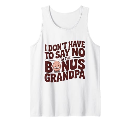 Herren Ich muss Nicht Nein Sagen, ich Bin das Bonus-Familientreffen von Opa. Tank Top Herren Ich muss Nicht Nein Sagen, ich Bin das Bonus-Familientreffen von Opa. Tank Top von Funny bonus grandpa step grandfather retro gifts