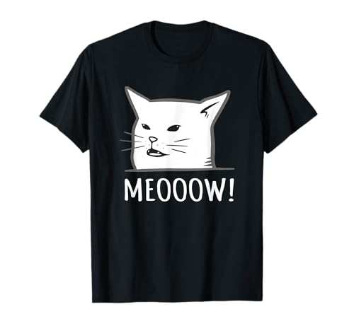 Miau! Katze Miau! Angry Kitty Lustige Katzen Mama und Katze Papa T-Shirt Miau! Katze Miau! Angry Kitty Lustige Katzen Mama und Katze Papa T-Shirt von Funny cat owner cat dad and cat mom