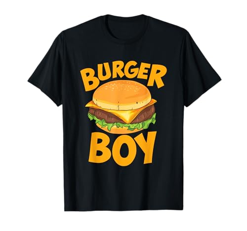 Burger Boy liebt Cheeseburger und Hamburger T-Shirt Burger Boy liebt Cheeseburger und Hamburger T-Shirt von Funny junkfood, fastfood & hamburger gifts