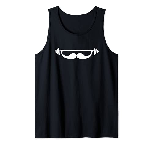 Lustiger Schnurrbart Gym Workout Bodybuilding Tank Top von Funny lifting weight gym workout gifts men's