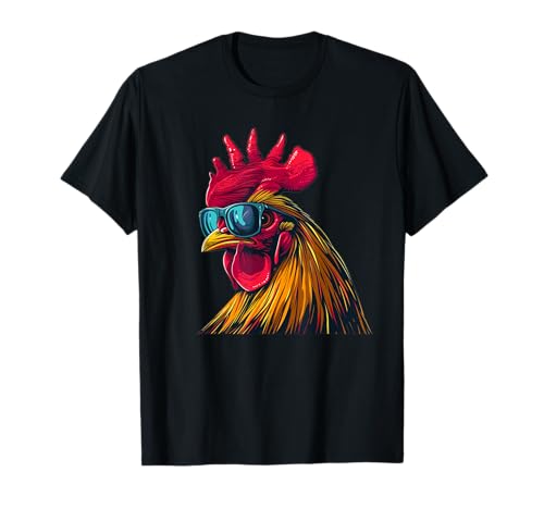 Cooles Hahn Sonnenbrille Kostüm für Jungen und Mädchen T-Shirt Cooles Hahn Sonnenbrille Kostüm für Jungen und Mädchen T-Shirt von Funny rooster with sunglasses