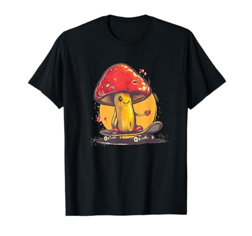 Cooler Skateboard-Pilz für Skater Jungen und Mädchen T-Shirt Cooler Skateboard-Pilz für Skater Jungen und Mädchen T-Shirt von Funny skateboard Mushroom Outfit