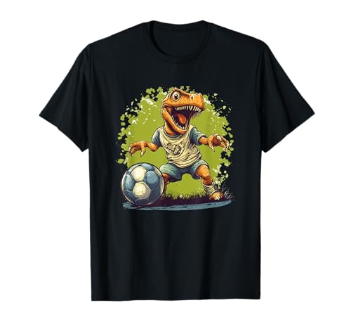 Hübsches Fußballspieler-Dinosaurier-Kostüm für Erwachsene und Kinder T-Shirt Hübsches Fußballspieler-Dinosaurier-Kostüm für Erwachsene und Kinder T-Shirt von Funny soccer player dinosaur