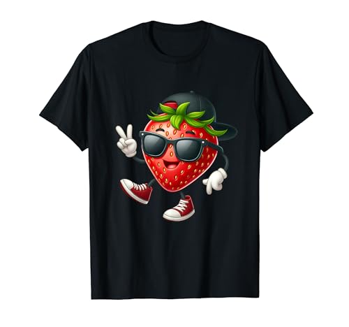 Wunderschönes Erdbeer-Kostüm für Jungen und Mädchen T-Shirt von Funny strawberry costume
