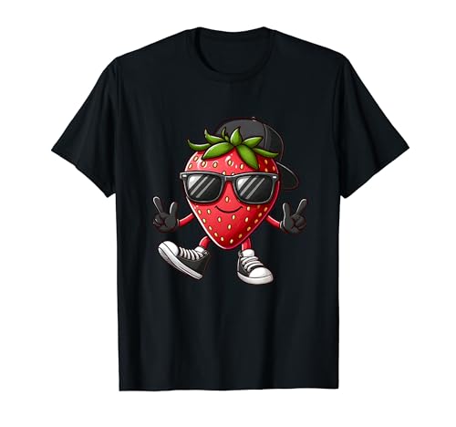 Wunderschönes Erdbeer-Kostüm für Jungen und Mädchen T-Shirt von Funny strawberry costume