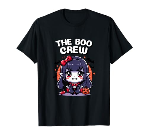 The Boo Crew Halloween Vampir Süßes Frauen Mädchen Vampir T-Shirt The Boo Crew Halloween Vampir Süßes Frauen Mädchen Vampir T-Shirt von Funny & Cute Halloween