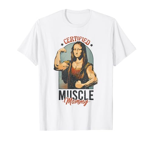 Funny Certified Muscle Mommy Shirt Gym Mädchen Powerlifting T-Shirt von Funny & Hilarious Gym Girls Outfits