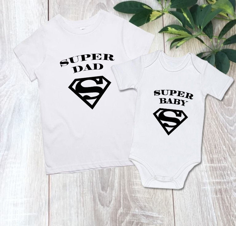 Papa Und Baby Passende Shirts Vater Sohn Tochter Vatertagsgeschenk Lustig von FunnyFamilyDesign