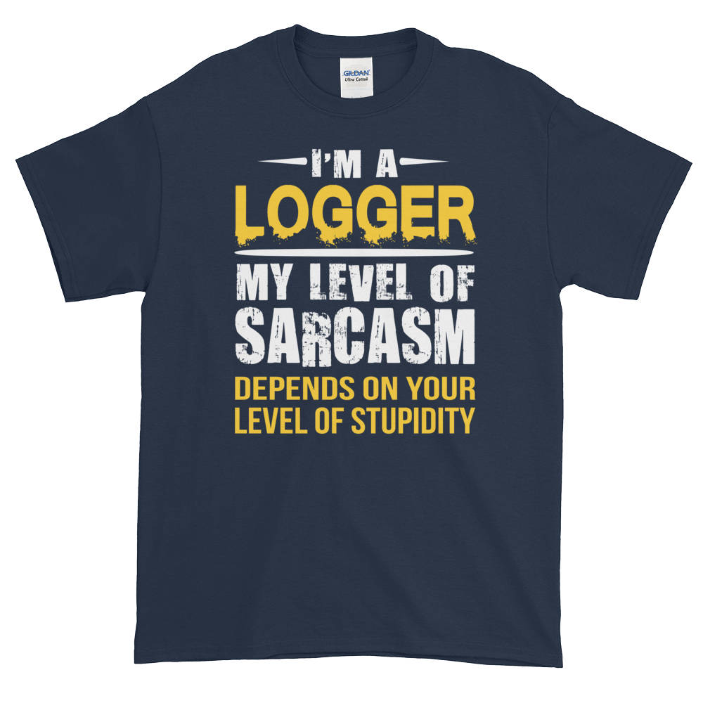 Holzfäller T-Shirt | Geschenk Für Männer Mitarbeiter Best Logger Shirt Lustiges von FunnyGuyStore