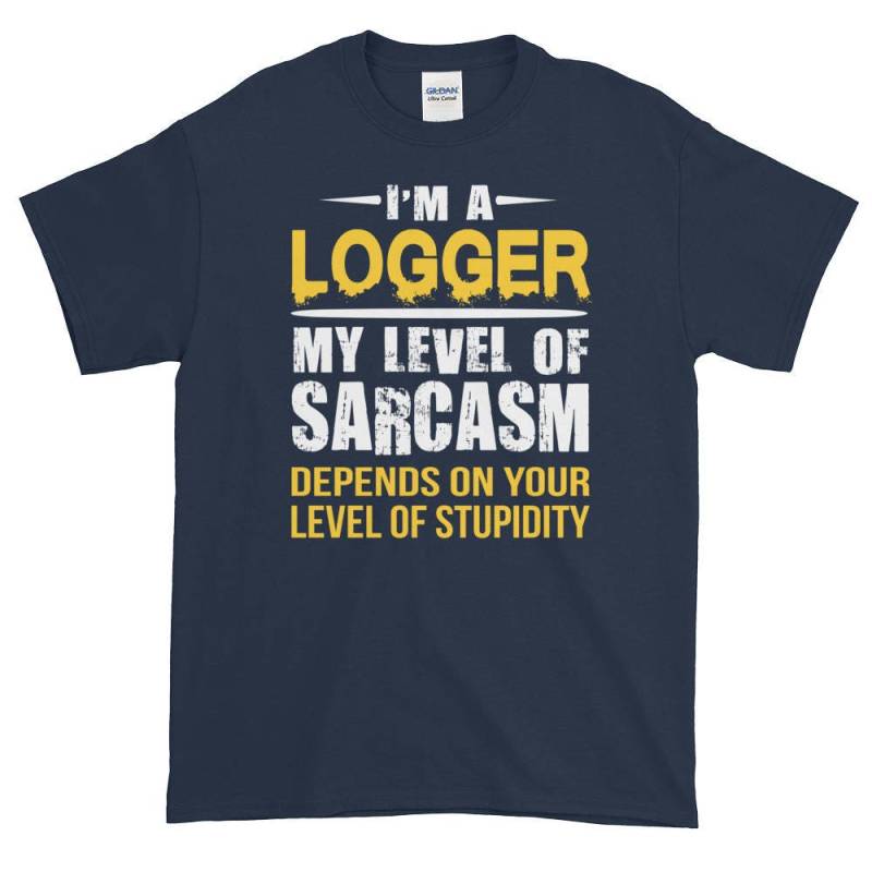 Holzfäller T-Shirt | Geschenk Für Männer Mitarbeiter Best Logger Shirt Lustiges von FunnyGuyStore