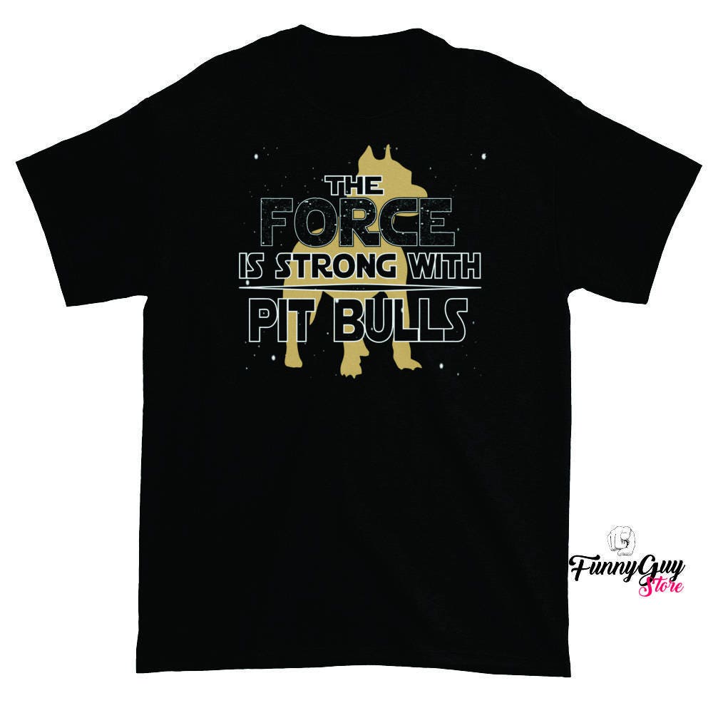 Lustiger Pitbull - Die Macht Ist Stark Mit Pitbulls von FunnyGuyStore