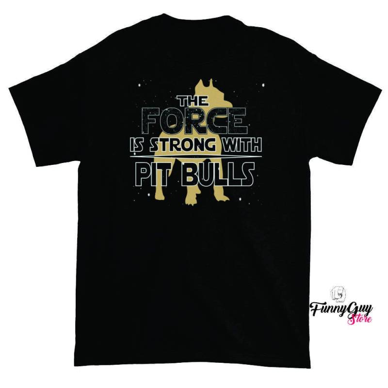 Lustiger Pitbull - Die Macht Ist Stark Mit Pitbulls von FunnyGuyStore