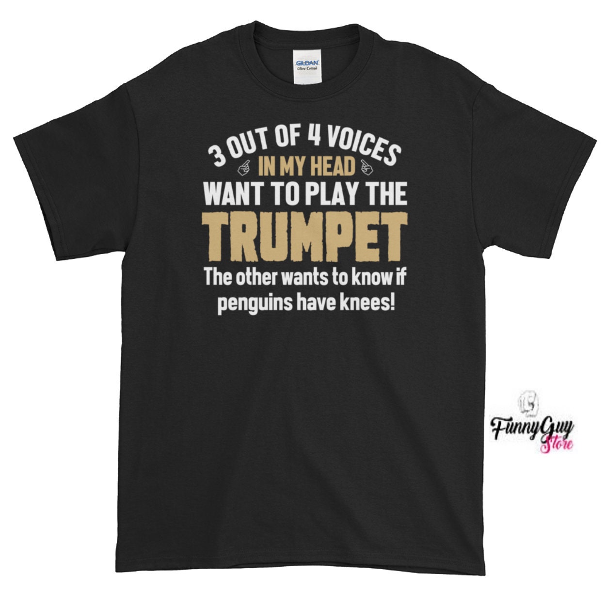 Lustiges Trompeten-T-stück Nettes Trompete-T-stück Trompete Lehrer-T-stück Geschenk Spieler-T-Shirt von FunnyGuyStore