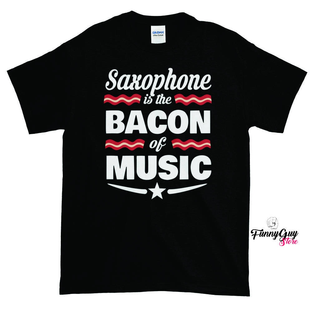 Saxophon Ist Der Speck Musik T-Shirt von FunnyGuyStore