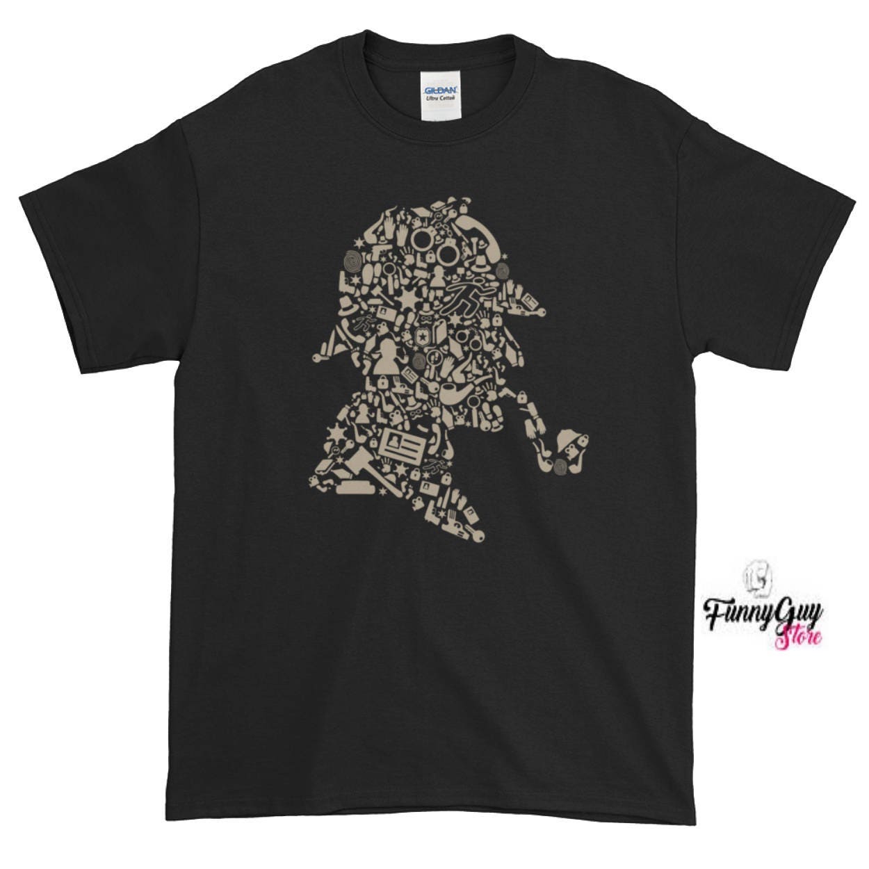 Sherlock Holmes T-Shirt Detektiv Geschenk Für Coworker Niedliches Grafik Geburtstagsgeschenk von FunnyGuyStore