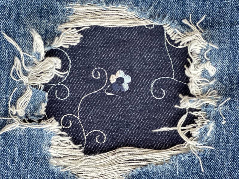 Denim Patches Für Jeans Mit Löchern Patch Aufnäher Löcher von FunnyPatches