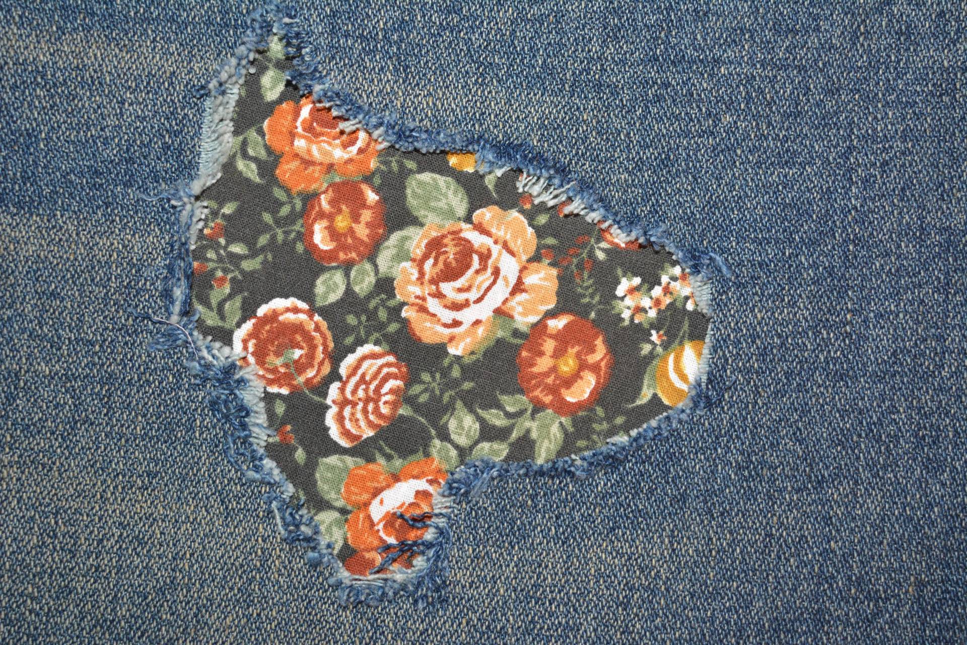 Kleine Retro Rosen Peek A Boo Aufnäher Zum Aufbügeln Für Jeans Löcher von FunnyPatches