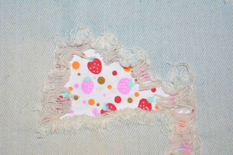 Kleiner Beerendruck Peek A Boo Aufnäher Kidcore Zum Aufbügeln Auf Baumwollstoff Flicken Für Kleidung Reparaturen Jeans Patch Innen von FunnyPatches