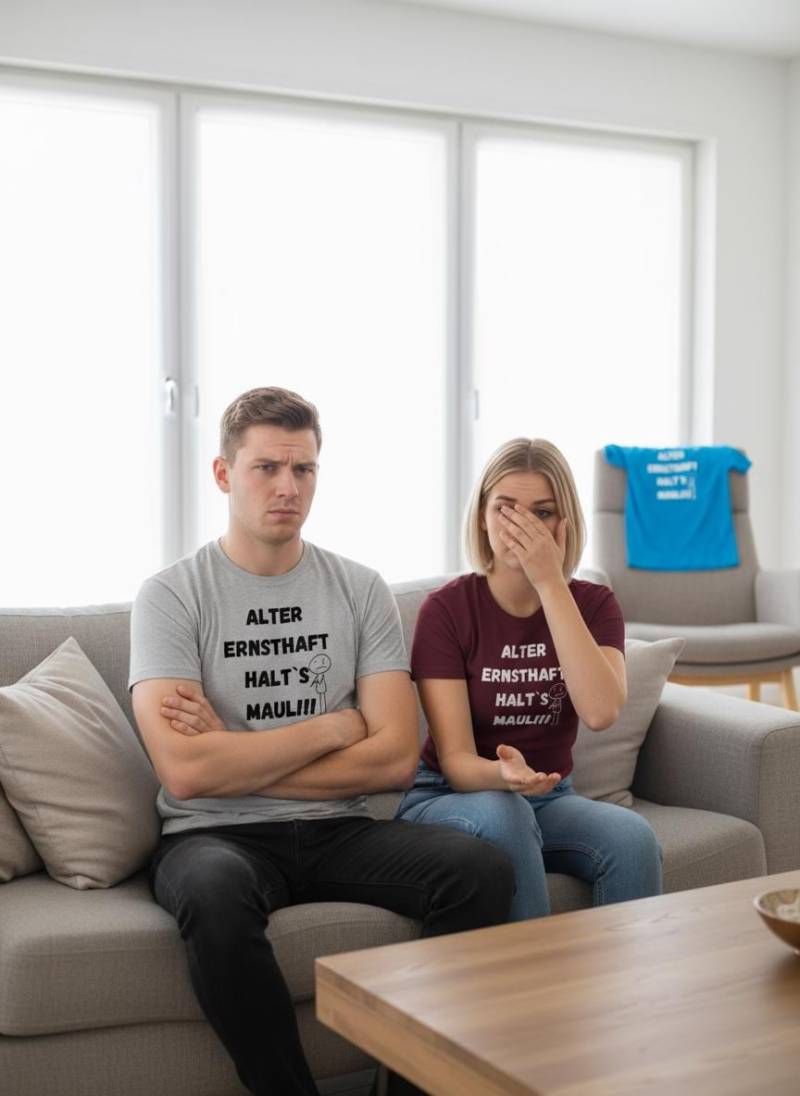 Alter Ernsthaft, Halt's Maul - Direkter Humor T-Shirt von FunnyZoomStore