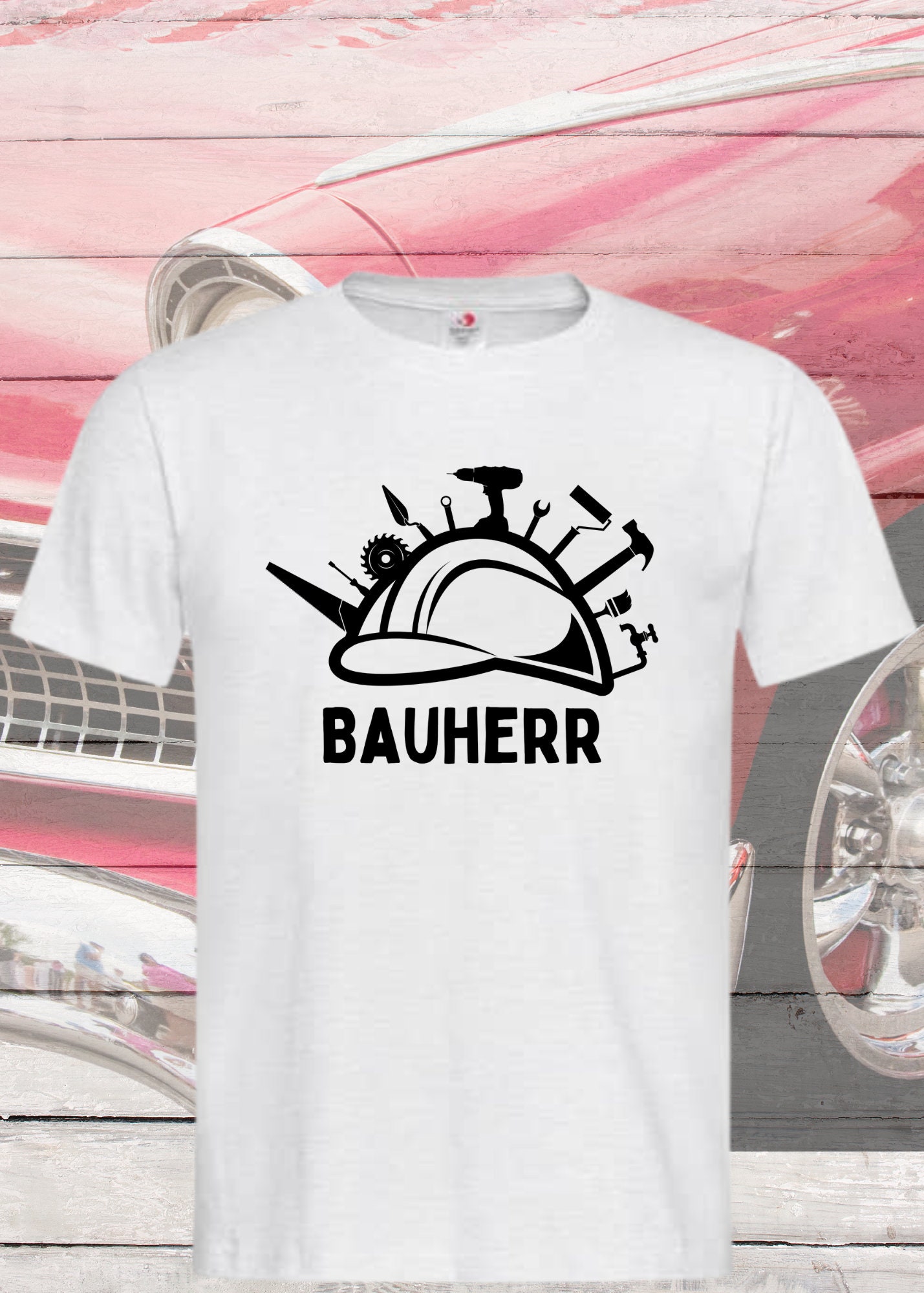 Herren T-Shirt Bauherr Geschenkidee Für Hausbesitzer Witziges Mit Spruch Lustiges Freizeit Haus Bauen von FunnyZoomStore