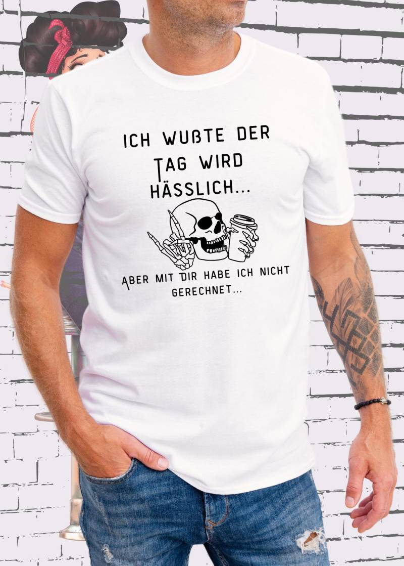 Ich Wußte Der Tag Wird Hässlich T-Shirt Witziger Spruch Geschenkidee Ich Wußte Der Tag Wird Hässlich T-Shirt Witziger Spruch Geschenkidee von FunnyZoomStore