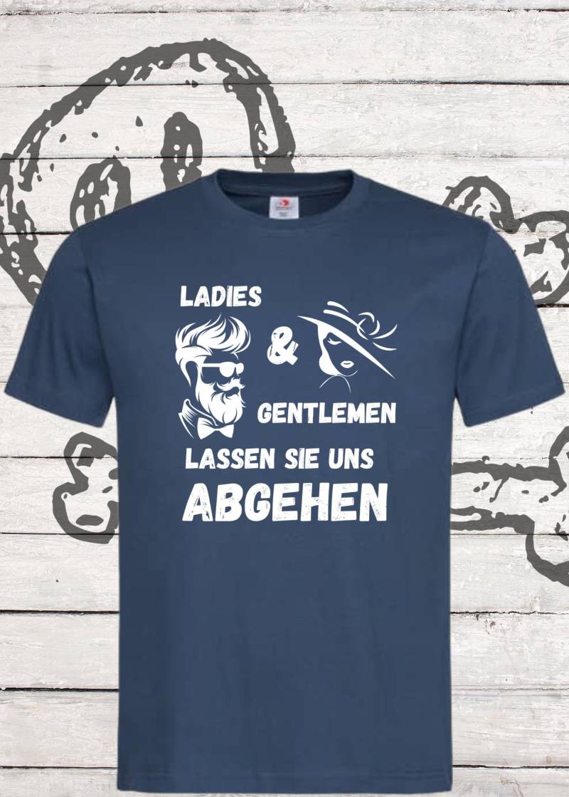 Unisex T-Shirt "Ladies & Gentlemen - Lassen Sie Uns Abgehen' Party Shirt Unisex T-Shirt "Ladies & Gentlemen - Lassen Sie Uns Abgehen' Party Shirt von FunnyZoomStore