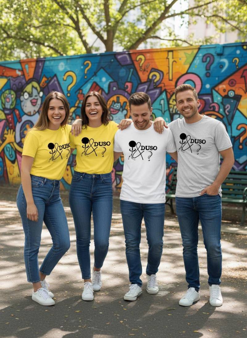 Unisex T-Shirt "Und Du So?' - Neugierig Humor Shirt von FunnyZoomStore