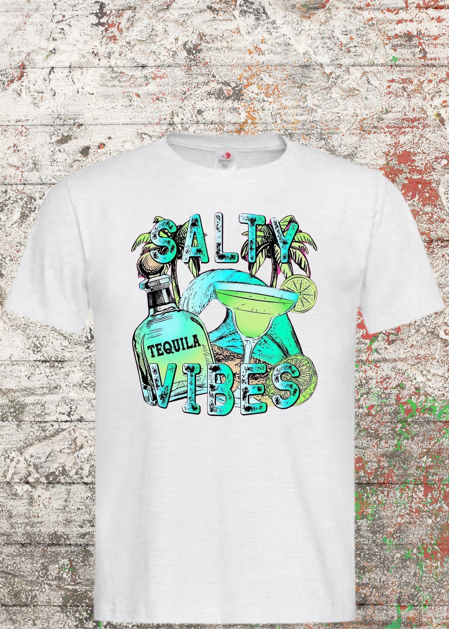 Unisext-Shirt "Salty Vibes' - Lustiges Statement Shirt Aus 100% Baumwolle Unisext-Shirt "Salty Vibes' - Lustiges Statement Shirt Aus 100% Baumwolle von FunnyZoomStore