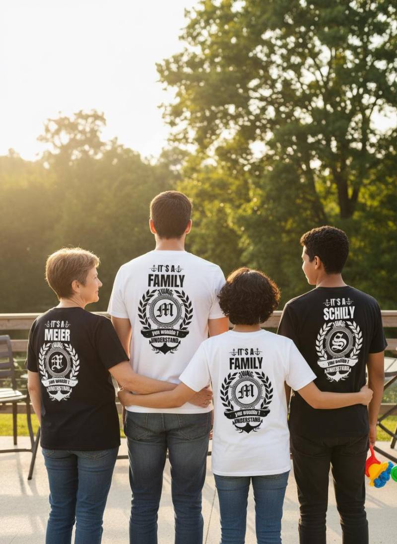 It's A Family Thing - You Wouldn't Understand Personalisierbar Unisex T-Shirt von FunnyZoomStore