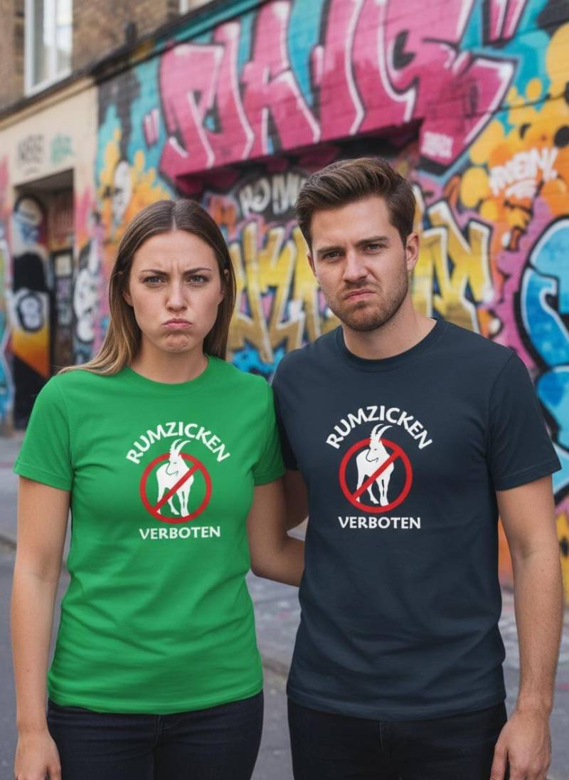 Unisex T-Shirt "Rumzicken Verboten' - Gute Laune Shirt von FunnyZoomStore