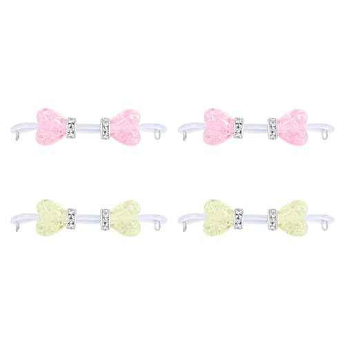 Funseedrr 2 Paar Fake Nippelpiercing Brustwarzenpiercing UV Silikon Faux Nippelschmuck ohne Piercing Clip auf Nippel für Frauen Körperschmuck von Funseedrr