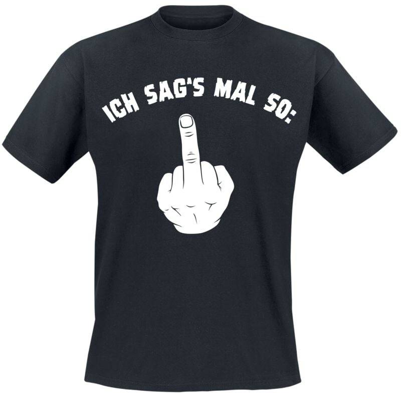 Funshirt Ich sag´s mal so T-Shirt schwarz in L von Funshirt