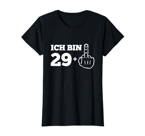 29+1 T-Shirt Damen 30. Geburtstag Geschenk-Idee T-Shirt von Funshirts mit Spruch für Damen und Frauen