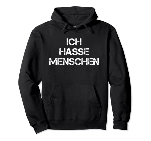 Ich hasse Menschen Funshirt Frauen Geschenk-Idee Pullover Hoodie von Funshirts mit Spruch für Damen und Frauen
