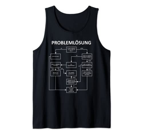 Herren Problemlösung T-Shirt Funshirt für Männer Herren Sprüche Tank Top Herren Problemlösung T-Shirt Funshirt für Männer Herren Sprüche Tank Top von Funshirts mit Spruch für Herren und Männer