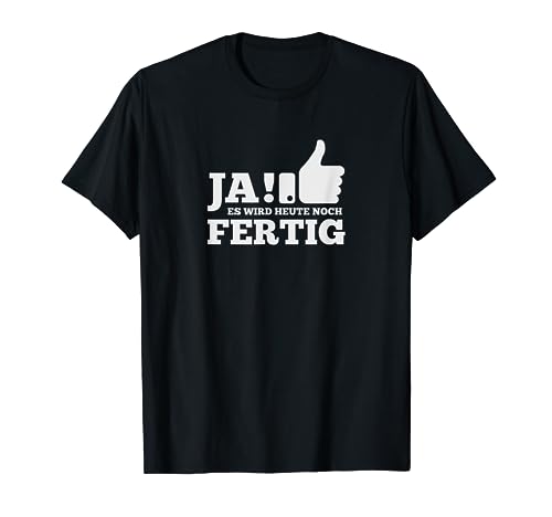 T-Shirt mit Spruch Männer Geschenkidee Schwarz von Funshirts mit Spruch für Herren und Männer