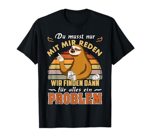 Kaffee Faultier Funshirt Frauen Männer lustige Sprüche T-Shirt Kaffee Faultier Funshirt Frauen Männer lustige Sprüche T-Shirt von Funshirts mit Spruch für Männer und Herren