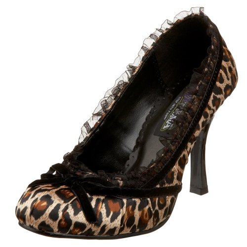 Funtasma DAINTY-420 Cheetah Print Satin UK 4 (EU 37) von Funtasma