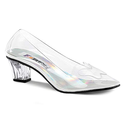 Funtasma Damen CRYSTAL-103 Pumps, durchsichtig, 36 EU von Pleaser