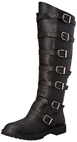 Funtasma GOTHAM-110, Herren Klassische Stiefel, Schwarz (Blk Distressed Pu), 42 EU (9 UK) von Funtasma