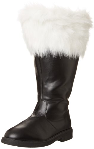 Funtasma Herren Santa-106WC Klassische Stiefel, Schwarz (Blk Pu-Wht Faux Fur), 40/41 EU (Herstellergröße:S) von Funtasma