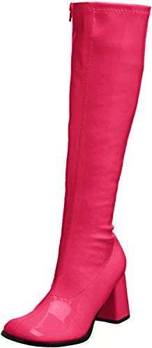 Pleaser Gogo300/yl, Damen Stiefel, Pink (Hot Pink), 36 EU von Funtasma