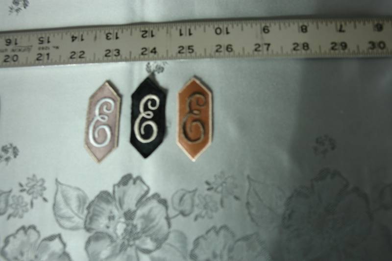 Bestickt Monogrammed Initial-E von FurUsedGold