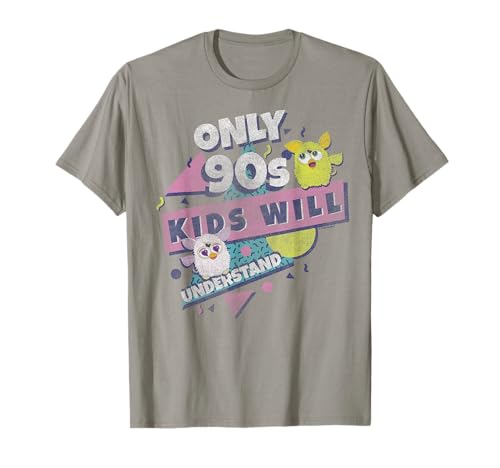 Furby Only 90's Kids Will Understand Retro Funky Logo T-Shirt von Furby