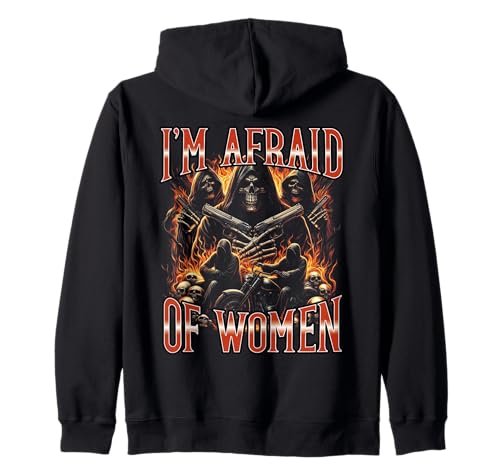 Ich Habe Angst Vor Frauen Frecher Humor Lustiger Sarkasmus Kapuzenjacke Ich Habe Angst Vor Frauen Frecher Humor Lustiger Sarkasmus Kapuzenjacke von Furcht Humor Kühnes Statement Meme 90er Bootleg