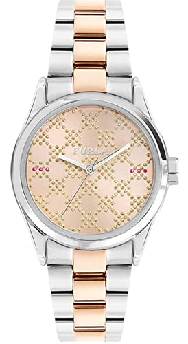 FURLA Damen Analog Quarz Uhr mit Edelstahl Armband R4253101520 von FURLA