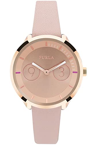 FURLA Damen Analog Quarz Uhr mit Leder Armband R4251102511 von Furla