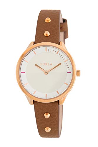 FURLA Damen Analog Quarz Uhr mit Leder Armband R4251102523 von Furla